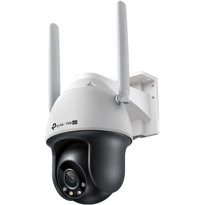 Cámara de vigilancia VIGI C540-4G para exteriores, 4 mm, 4 MP, 4G LTE, QHD, IP66, color blanco - TP-LINK Cámara de vigilancia VIGI C540-4G para exteriores, 4 mm, 4 MP, 4G LTE, QHD, IP66, color blanco - TP-LINK