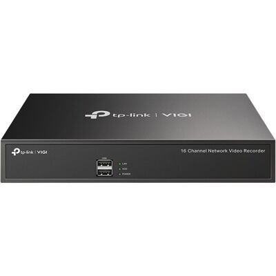 Grabador NVR VIGI NVR1016H de 16 canales, sin PoE, 1 HDD, H265+ (negro) - TP-LINK Grabador NVR VIGI NVR1016H de 16 canales, sin PoE, 1 HDD, H265+ (negro) - TP-LINK