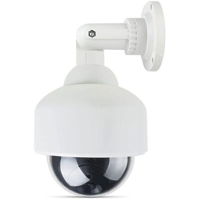 Guizmax Cámara Falsa de Seguridad - Cámara Domo Blanca - Disuasión contra Robos - Interior/Exterior Guizmax Cámara Falsa de Seguridad - Cámara Domo Blanca - Disuasión contra Robos - Interior/Exterior