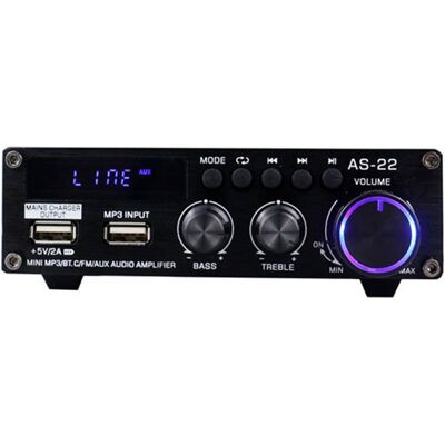 Amplificador Bluetooth BlitzWolf AS-22 45W - amplificador de audio, Bluetooth 5.0, USB, control remoto Amplificador Bluetooth BlitzWolf AS-22 45W - amplificador de audio, Bluetooth 5.0, USB, control remoto