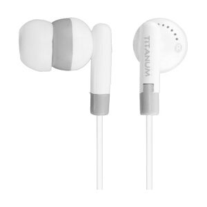 TITANUM Auriculares In-Ear TH103 (Blanco) - TITANIO TITANUM Auriculares In-Ear TH103 (Blanco) - TITANIO