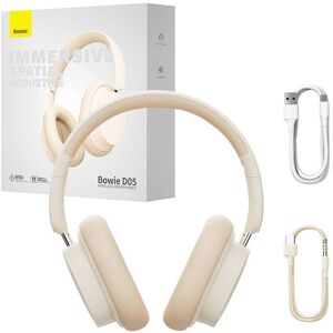 Auriculares inalámbricos Bowie D05 (blanco crema) - BASEUS Auriculares inalámbricos Bowie D05 (blanco crema) - BASEUS