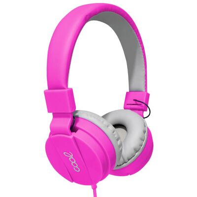 Auriculares Rosa Cool Toronto - Jack 3,5mm Auriculares Rosa Cool Toronto - Jack 3,5mm
