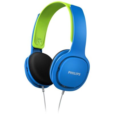 Auriculares para NIÑOS con cables SHK2000PK/00 (Azul/Verde) - PHILIPS Auriculares para NIÑOS con cables SHK2000PK/00 (Azul/Verde) - PHILIPS