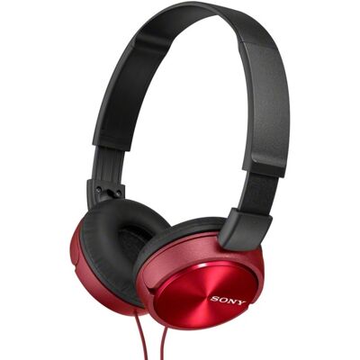 Audífonos Sony MDR-ZX310 - Plegables, Rojos - Tamaño Completo Audífonos Sony MDR-ZX310 - Plegables, Rojos - Tamaño Completo