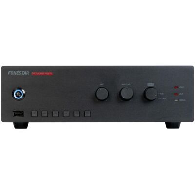 Amplificador PA Linea 100V / 4ohm 15W RMS USB/MP3/FM (12/220V) - FONESTAR Amplificador PA Linea 100V / 4ohm 15W RMS USB/MP3/FM (12/220V) - FONESTAR