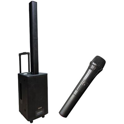 Sistema de Sonido Portátil Amplificado 12" MP3/BLUETOOTH/USB/SD/TWS con luces (SET COMBO 1000 BAT MKII) - MARK Sistema de Sonido Portátil Amplificado 12" MP3/BLUETOOTH/USB/SD/TWS con luces (SET COMBO 1000 BAT MKII) - MARK