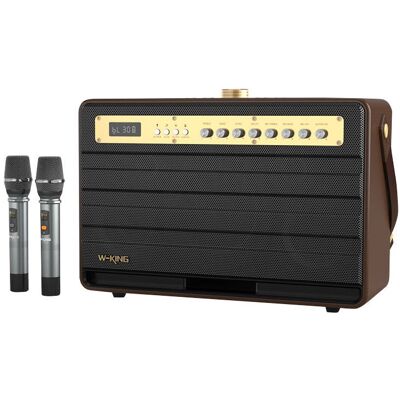 Altavoz Bluetooth Portátil 120W K6L (Marrón) - W-KING Altavoz Bluetooth Portátil 120W K6L (Marrón) - W-KING