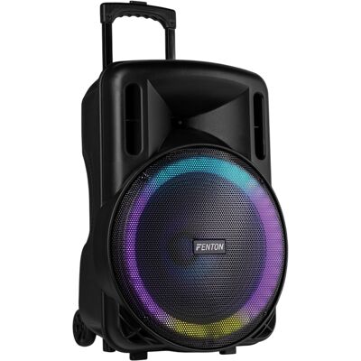 Altavoz portátil LED MK2 de 15" y 800 W con Bluetooth, USB y SD, micrófono y control remoto (FT15LED) - FENTON Altavoz portátil LED MK2 de 15" y 800 W con Bluetooth, USB y SD, micrófono y control remoto (FT15LED) - FENTON