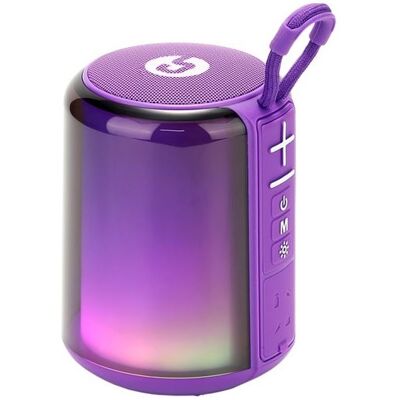 Altavoz Bluetooth portátil Light Boom de 5 W (violeta) - COOLSOUND Altavoz Bluetooth portátil Light Boom de 5 W (violeta) - COOLSOUND
