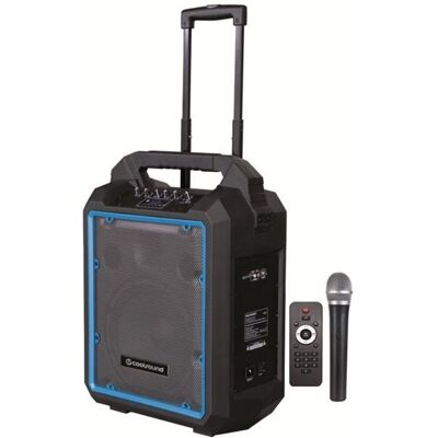 Altavoz portátil amplificado Pro300 de 10" y 300 W con batería y micrófono Pro Series - COOLSOUND Altavoz portátil amplificado Pro300 de 10" y 300 W con batería y micrófono Pro Series - COOLSOUND