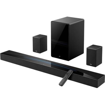 Barra de sonido Q85H 7.1.4 canales 510W + subwoofer (Titanio) - TCL Barra de sonido Q85H 7.1.4 canales 510W + subwoofer (Titanio) - TCL