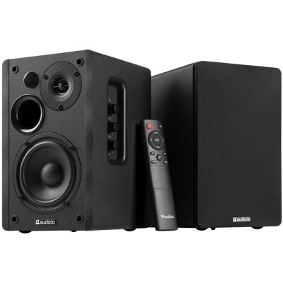 Altavoces Estudio Amplificados Bluetooth 80W Negro (KS01) - AUDIZIO Altavoces Estudio Amplificados Bluetooth 80W Negro (KS01) - AUDIZIO