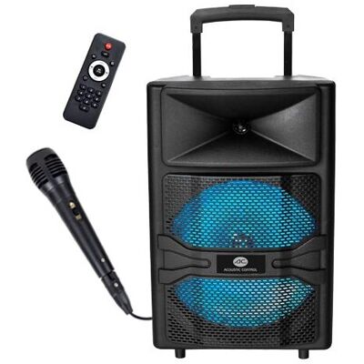 ACOUSTIC CONTROL columna de amperios Laptop 12" 50W con Efectos LED USB/SD/MP3/FM/BLUETOOTH - CONTROL ACÚSTICO ACOUSTIC CONTROL columna de amperios Laptop 12" 50W con Efectos LED USB/SD/MP3/FM/BLUETOOTH - CONTROL ACÚSTICO
