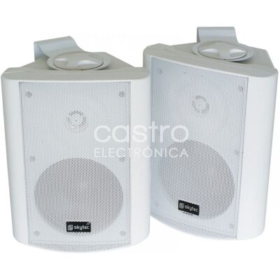 Altavoces Pasivos 5" 2 Vías 100W 8ohm Blanco (Pareja) - Skytec Altavoces Pasivos 5" 2 Vías 100W 8ohm Blanco (Pareja) - Skytec
