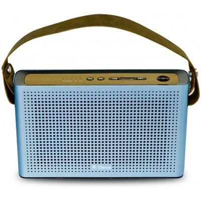 Altavoz Portátil 50W con Lector AUX y Bluetooth (Azul) - iDance Altavoz Portátil 50W con Lector AUX y Bluetooth (Azul) - iDance