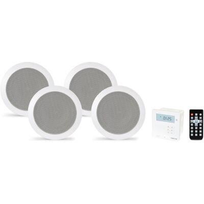 Sistema de Sonido Amplificado Bluetooth/USB/SD/FM con 4 Altavoces - FONESTAR Sistema de Sonido Amplificado Bluetooth/USB/SD/FM con 4 Altavoces - FONESTAR