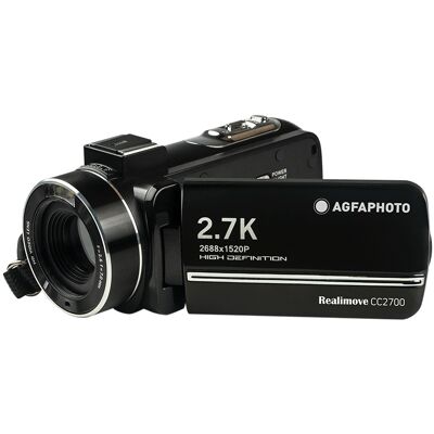 Videocámara CC2700 de 24 MP y 2,7K (negra) - AGFAPHOTO Videocámara CC2700 de 24 MP y 2,7K (negra) - AGFAPHOTO