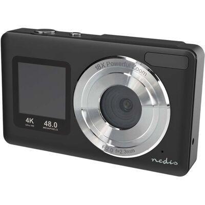Cámara digital 4K Ultra HD 48MP 30fps (negro) - NEDIS Cámara digital 4K Ultra HD 48MP 30fps (negro) - NEDIS