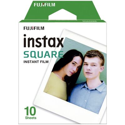 Papel fotográfico de 54 x 86 mm para Instax Square (10 fotografías) - FUJIFILM Papel fotográfico de 54 x 86 mm para Instax Square (10 fotografías) - FUJIFILM