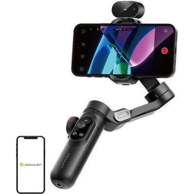 Estabilizador Gimbal X Pro con sensor de IA (negro) - AOCHUAN Estabilizador Gimbal X Pro con sensor de IA (negro) - AOCHUAN