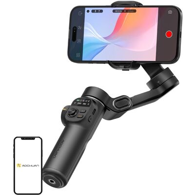 Estabilizador Gimbal X2 Standard (negro) - AOCHUAN Estabilizador Gimbal X2 Standard (negro) - AOCHUAN
