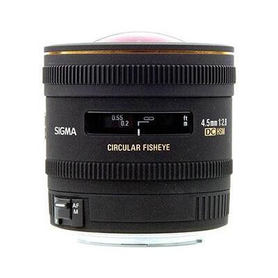 Lente Gran Angular 4.5mm f2.8 FISHEYE DC HSM-Nikon (Negro) - SIGMA Lente Gran Angular 4.5mm f2.8 FISHEYE DC HSM-Nikon (Negro) - SIGMA