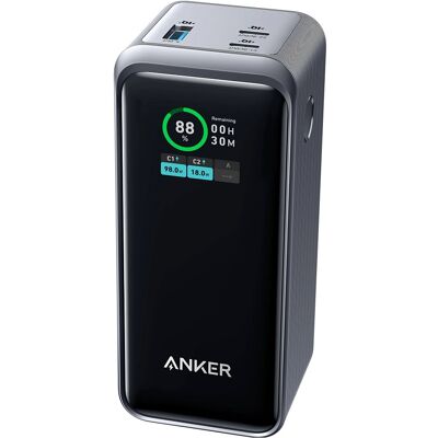 Power Bank Anker Prime 20000mAh - Compacto, Carga rápida, Pantalla digital Power Bank Anker Prime 20000mAh - Compacto, Carga rápida, Pantalla digital