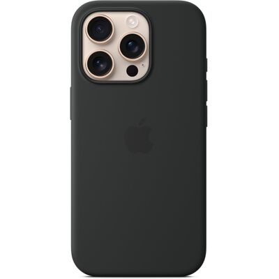 Funda de silicona para iPhone 16 Pro con MagSafe (negro) - APPLE Funda de silicona para iPhone 16 Pro con MagSafe (negro) - APPLE