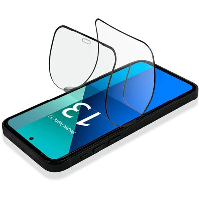 Cool Redmi Note 13 - Protector de Pantalla Completo con Marco Negro Cool Redmi Note 13 - Protector de Pantalla Completo con Marco Negro