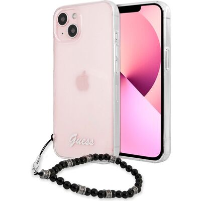 Guess Guhcp13Mkpsbk funda rígida transparente para iPhone 13 / 14 / 15 6.1" - Carcasa Guess Guhcp13Mkpsbk funda rígida transparente para iPhone 13 / 14 / 15 6.1" - Carcasa