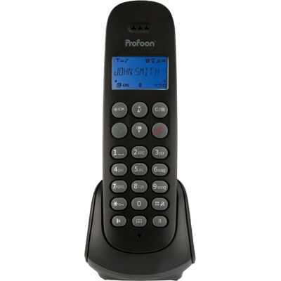 Teléfono Inalámbrico PDX-300 (Negro) - PROFOON Teléfono Inalámbrico PDX-300 (Negro) - PROFOON