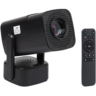 Proyector de vídeo portátil 4K Android Full HD + Bolsa de protección (Negro) - BLOW Proyector de vídeo portátil 4K Android Full HD + Bolsa de protección (Negro) - BLOW