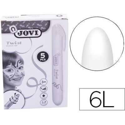 Jovi Twist Make-Up Barra de Maquillaje Blanca (5 Uds) Jovi Twist Make-Up Barra de Maquillaje Blanca (5 Uds)