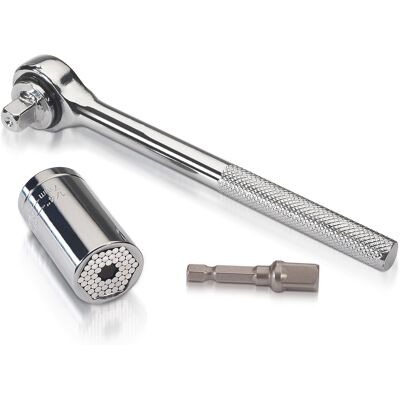 Llave Trinquete Universal Multiusos 1/4" < 3/4 Llave Trinquete Universal Multiusos 1/4" < 3/4