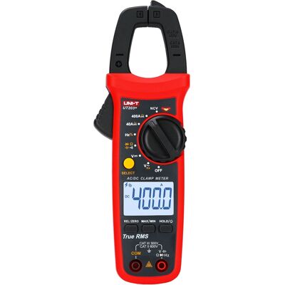 Pinza amperimétrica digital AC/DC 600V 400A - UNI-T UT203+ Pinza amperimétrica digital AC/DC 600V 400A - UNI-T UT203+