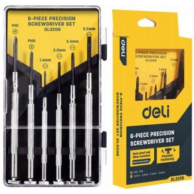 Deli Tools EDL3206 Juego de Destornilladores de Precisión Deli Tools EDL3206 Juego de Destornilladores de Precisión