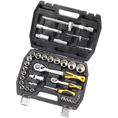 Juego de Herramientas Blim 1/2 - 17 Varios - Chicharra 72 Dientes - Articulación Universal - Barras de Extensión - Vasos para Bujía - Adaptador 3 Vías Juego de Herramientas Blim 1/2 - 17 Varios - Chicharra 72 Dientes - Articulación Universal - Barras de Extensión - Vasos para Bujía - Adaptador 3 Vías