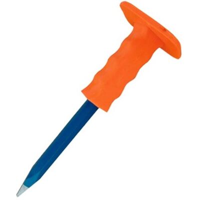 Puntero de cincel (16 x 350 mm) con mango protector - BLIM Puntero de cincel (16 x 350 mm) con mango protector - BLIM