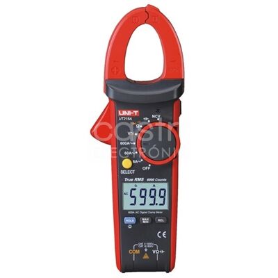 Uni-T - UT216A - 600A - Auto-Range - Pinza amperimétrica Uni-T - UT216A - 600A - Auto-Range - Pinza amperimétrica