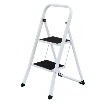 OROBICA STORE - Escalera doméstica 2 peldaños 150kg Carga máxima - Escalera OROBICA STORE - Escalera doméstica 2 peldaños 150kg Carga máxima - Escalera