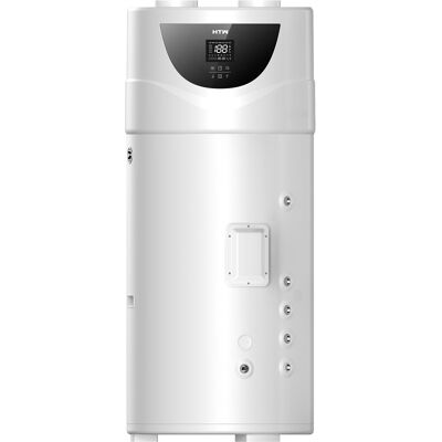 Bomba de Calor para ACS Vitrificada Vitec R290 Wi-Fi 200L con Serpentín Solar (Blanco) - HTW Bomba de Calor para ACS Vitrificada Vitec R290 Wi-Fi 200L con Serpentín Solar (Blanco) - HTW