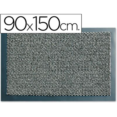 Paperflow - Alfombra Gris 90x150cm - Lavable, Antideslizante, 7mm Grosor Paperflow - Alfombra Gris 90x150cm - Lavable, Antideslizante, 7mm Grosor