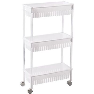 BENSON Estante/Rejilla Extraíble 3 Niveles Con Ruedas (47 x 16,5 x 80cm) BENSON Estante/Rejilla Extraíble 3 Niveles Con Ruedas (47 x 16,5 x 80cm)