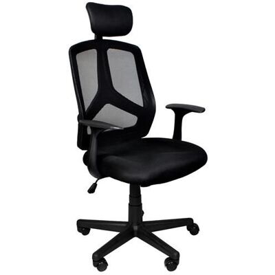 Silla Ergonómica de Oficina (Negra) - MALATEC Silla Ergonómica de Oficina (Negra) - MALATEC