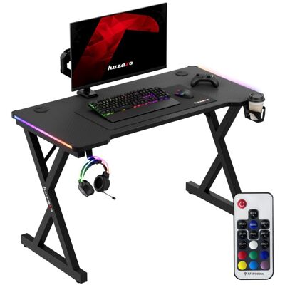 Mesa de juego Hero 2.3 RGB 120 cm - HUZARO Mesa de juego Hero 2.3 RGB 120 cm - HUZARO