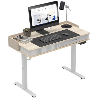 Mesa elevable eléctrica Leader 8.0 120 cm (blanco) - MARK ADLER Mesa elevable eléctrica Leader 8.0 120 cm (blanco) - MARK ADLER