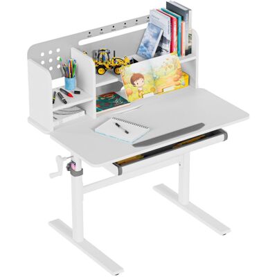 Escritorio Infantil Ajustable Study 5.0 90cm (Gris) - MARK ADLER Escritorio Infantil Ajustable Study 5.0 90cm (Gris) - MARK ADLER
