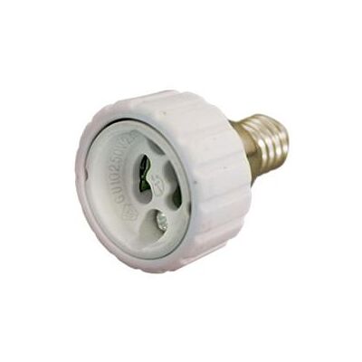 Soporte de adaptador de lámpara E14 -> GU10 Soporte de adaptador de lámpara E14 -> GU10