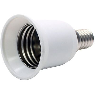 Soporte de adaptador de lámpara E14 -> E27 Soporte de adaptador de lámpara E14 -> E27